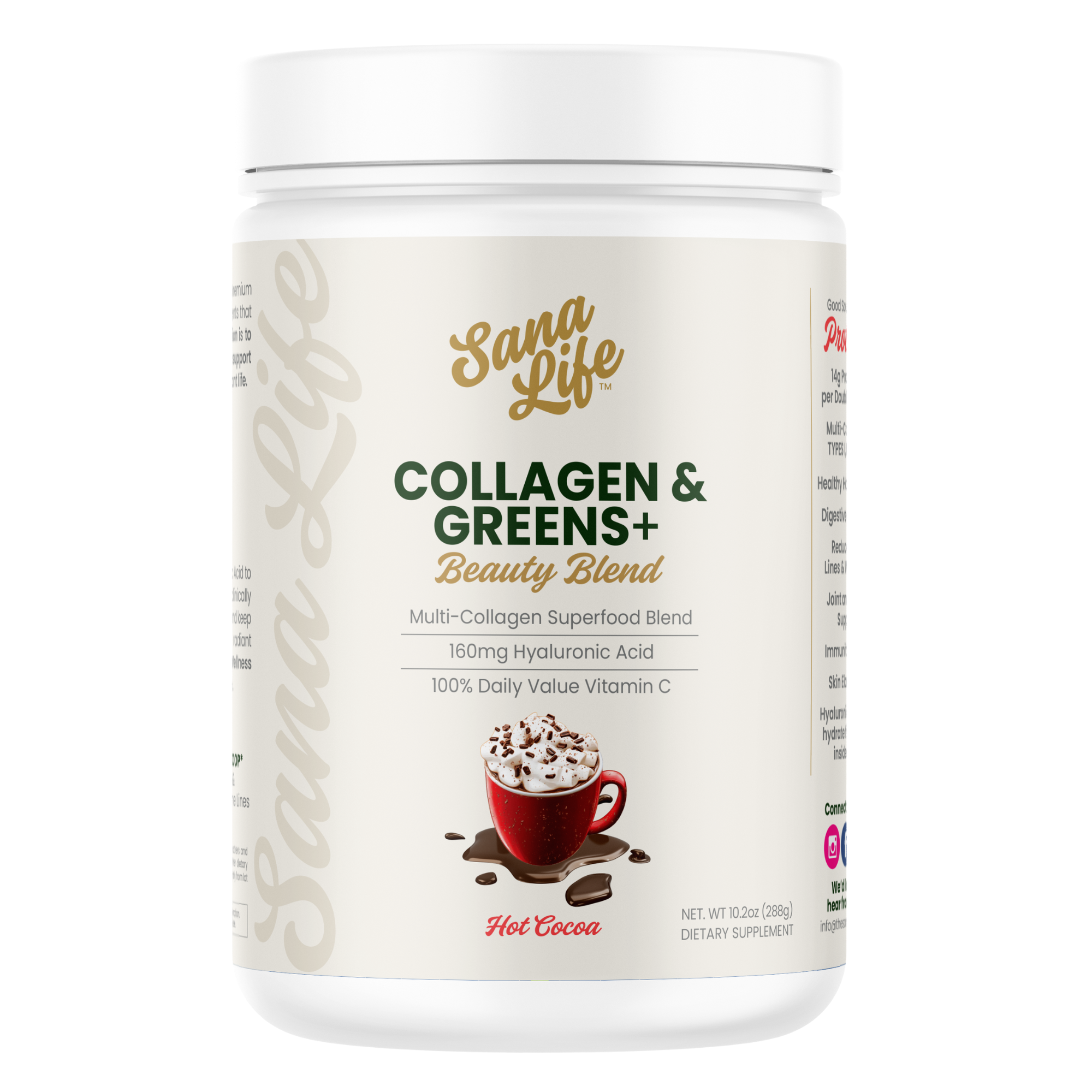 Hot Cocoa Collagen & Greens