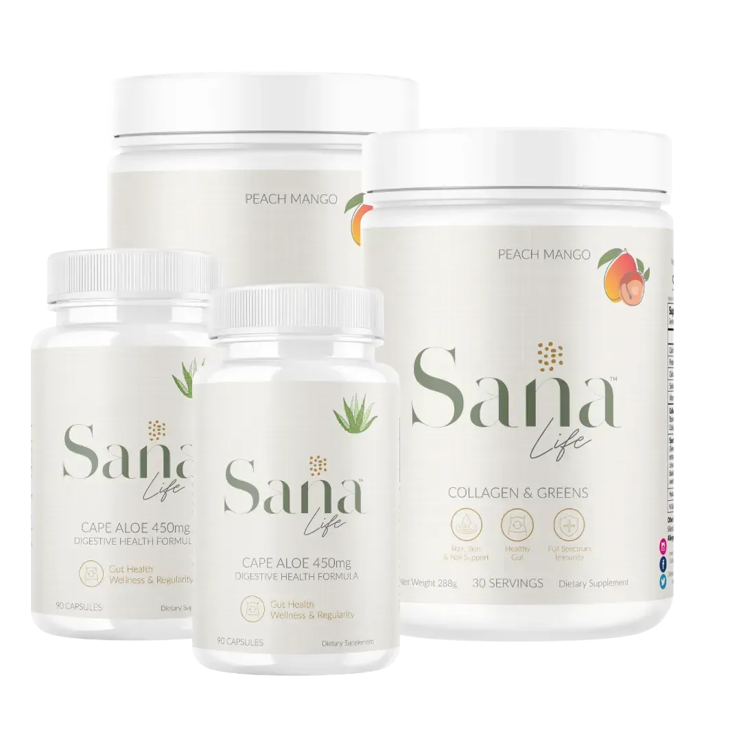 Gut Health Plus Bundle - Gut Health Plus Bundle - Fav 1: Fuji Apple / Flavor 2: Fuji Apple - Sana Life