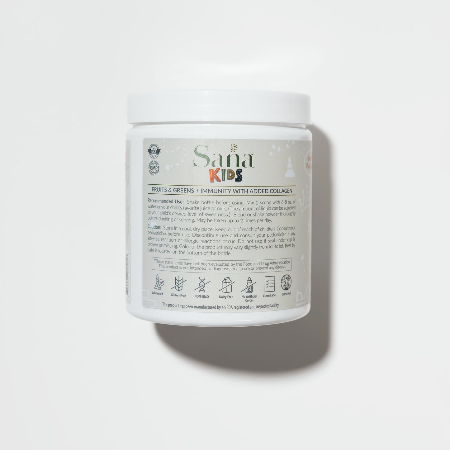 Kids Fruits & Greens with Collagen - Tropical Punch