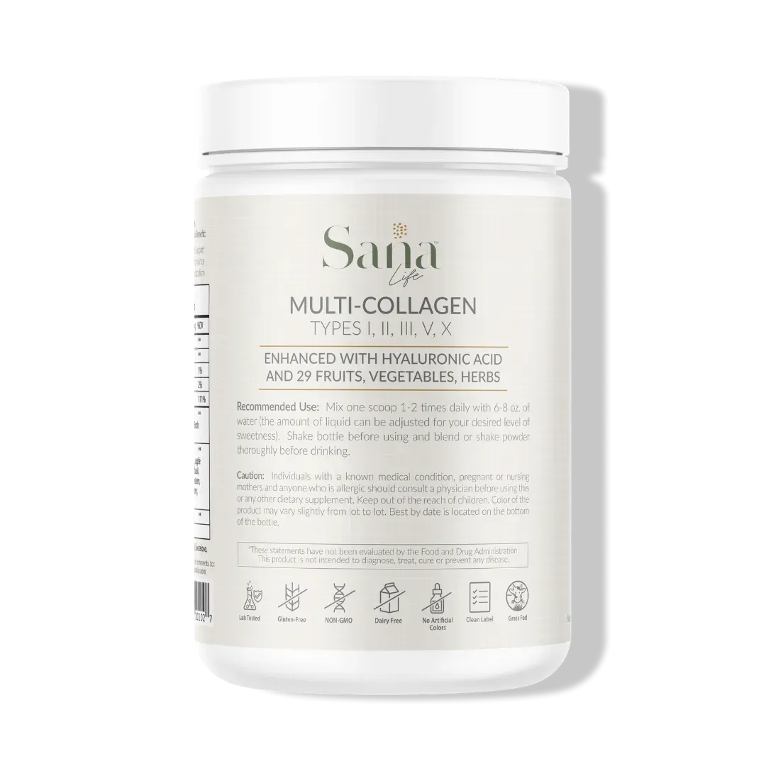 Unflavored Collagen & Greens - Unflavored Collagen & Greens - Default Title - Sana Life