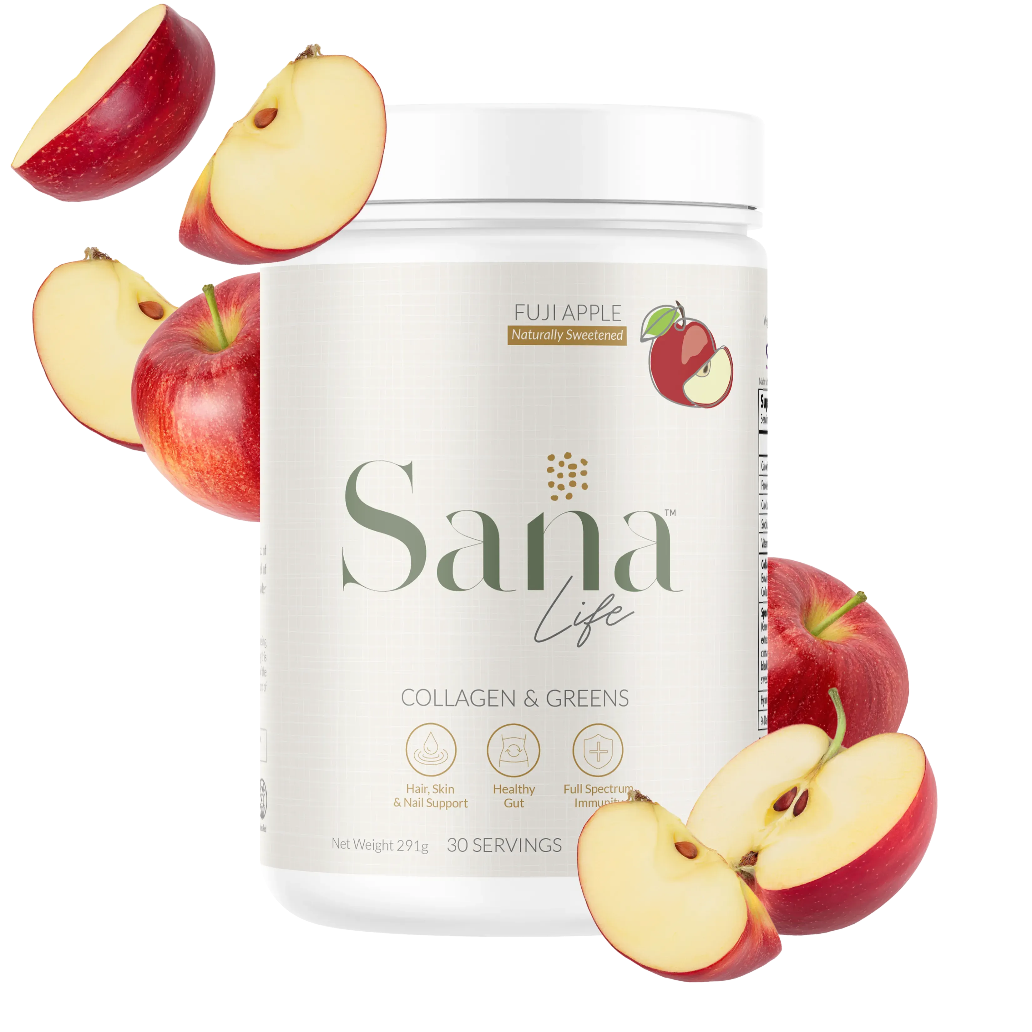 Fuji Apple Collagen & Greens - Fuji Apple Collagen & Greens - Default Title - Sana Life