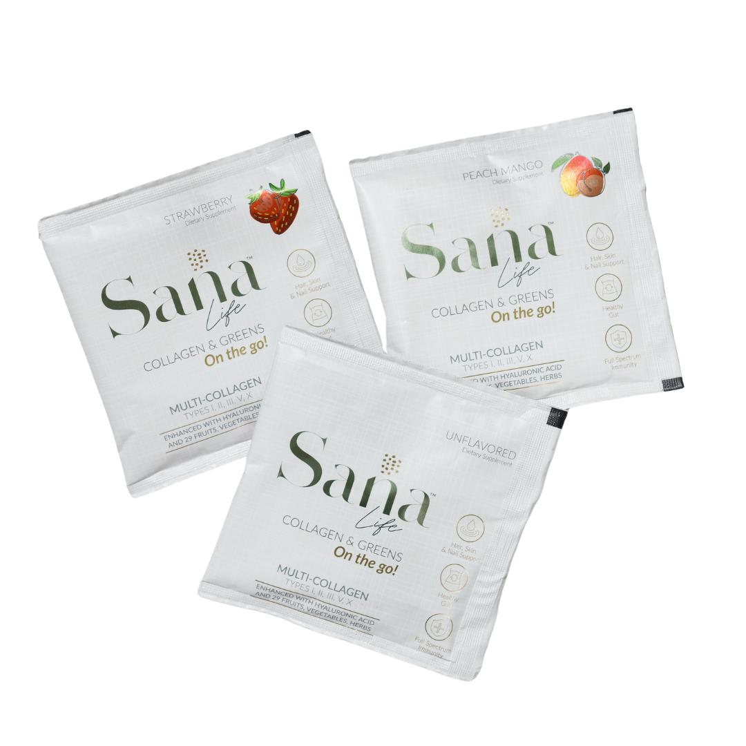 Collagen & Greens On The Go - 3 Packets