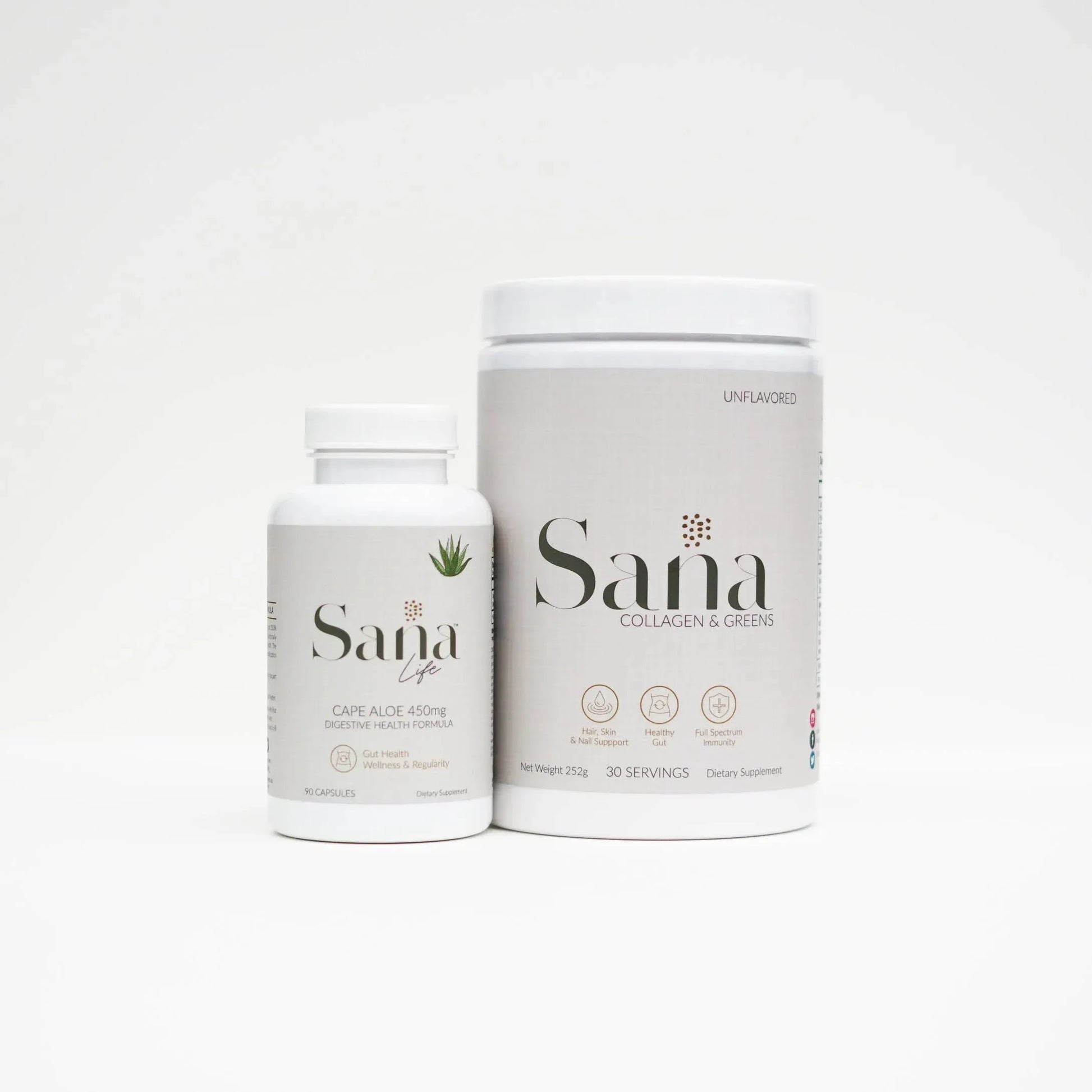 Sana Life Unflavored Collagen & Greens – Sana Life ®